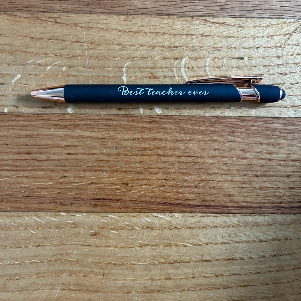 FREE WITH PURCHASE pen best teacher ever teacher appreciation gift stylus